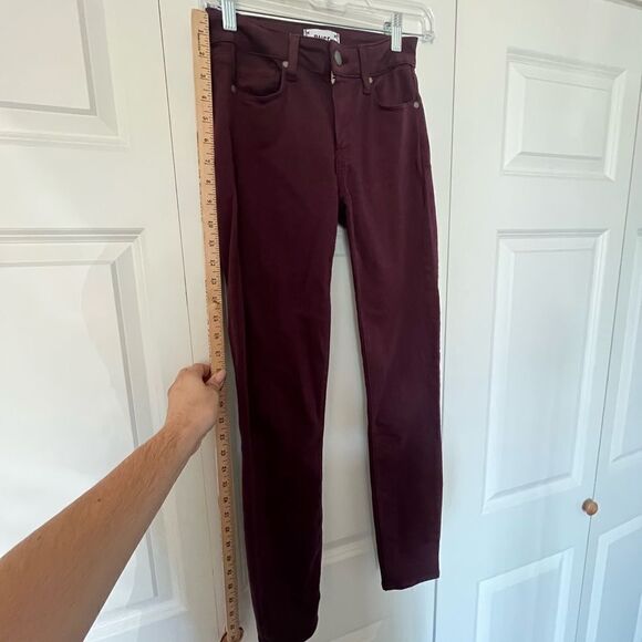 PAIGE VERDUGO ANKLE SKINNY JEAN IN PLUM COLOR *Great color for Fall* - Picture 11 of 13